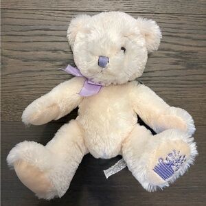 Anya ivory bear plush toy net medium sized